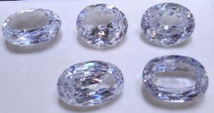 WHITE OVAL AD STONE