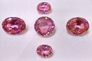 PINK OVAL AD STONE